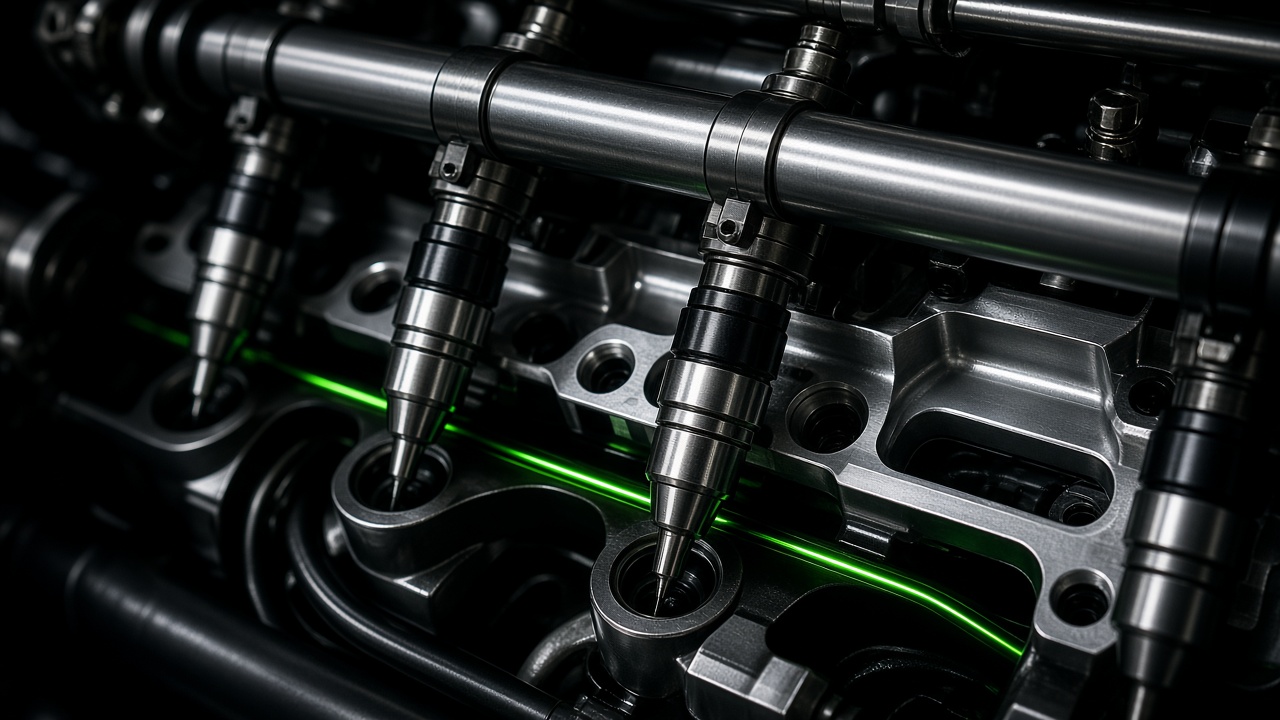 Engine test visual reference